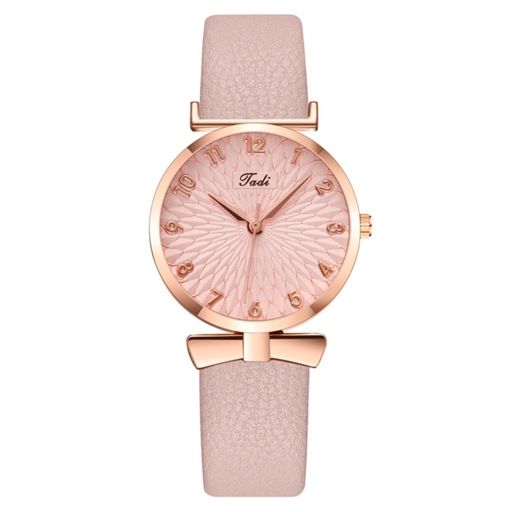 *ALOHI* Pink x Rose Gold Simple Fashion Quartz Watch